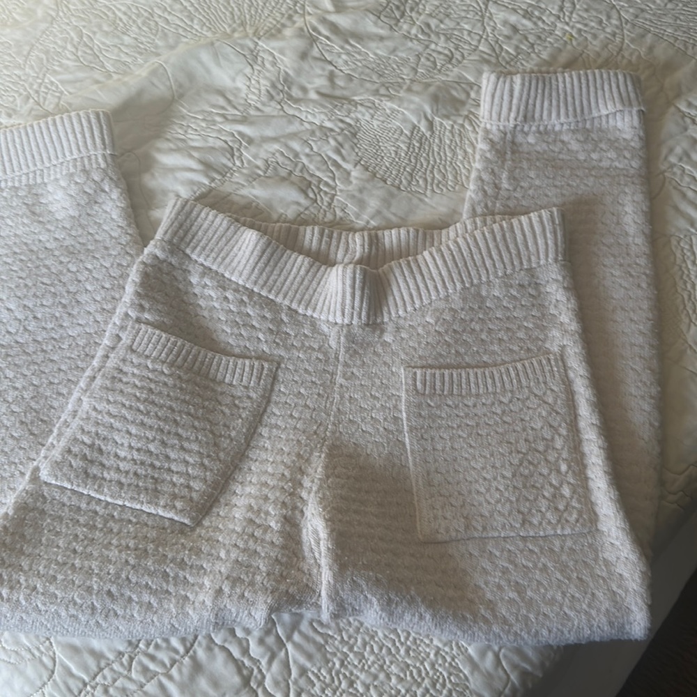 Zara sweater bottoms